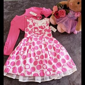 NEW Pink & white dress and Pink jacket